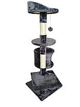 Кігтеточка, будиночок, дряпка для кішок Avko CatTree 1049 Grey, фото 3