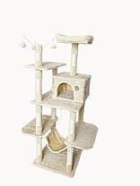 Кігтеточка, будиночок, дряпка для кішок Avko CatTree 1063 Beige, фото 4