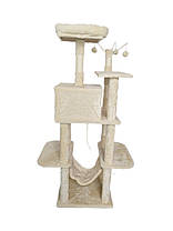 Кігтеточка, будиночок, дряпка для кішок Avko CatTree 1063 Beige, фото 6