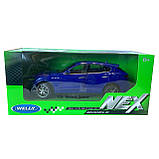 Іграшкова машинка металева WELLY 1:24 MASERATI LEVANTE, мазератті, відкр.двері, капот, синя, 18.5*7.5*6.5 см (24078W), фото 6