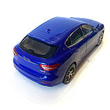 Іграшкова машинка металева WELLY 1:24 MASERATI LEVANTE, мазератті, відкр.двері, капот, синя, 18.5*7.5*6.5 см (24078W), фото 7