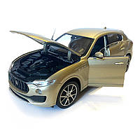 Іграшкова машинка металева WELLY 1:24 MASERATI LEVANTE, мазератті, відкр.двері, капот, бронза, 18.5*7.5*6.5 см (24078W), фото 3
