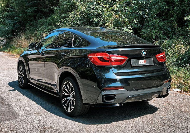 Леза під пороги BMW X6 F16 M Sport елерон тюнінг обвіс (V1)