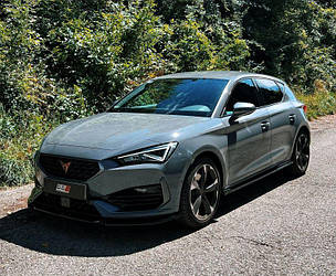 Сплітер Cupra Leon (2020+) тюнінг обвіс губа спідниця елерон (V1)