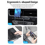 Кабель Стерео AUX 1.5м Vention Мініджек 3.5мм, Кутовий Роз'єм, з Бавовняною опліткою Чорний, фото 3