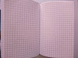 Записна книжка 48 аркушів Пір'їнка А6 писальний папір 55г/м2 в клітку обкладинка повнокольорова ЗВ-28 Бріск, фото 2