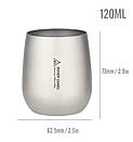 Титановий термостакан Rover Camel 120ml. з чохлом., фото 10