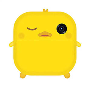 Дитячий цифровий фотоапарат TOY М2 48М Yellow Chicken Селфі Моментальний друк