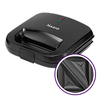 Сендвічниця-бутербродниця Magio MG-375 з антипригарним покриттям для гарячих бутербродів і тостів