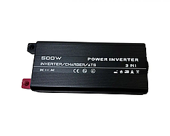 Інвертор із чистою синусоїдою 12 V 220 V RSC500P 500 W (макс.1000W) із зарядкою 10 А + функція ATS