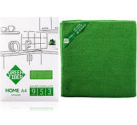 Салфетка GreenWay Green Fiber HOME A4, Файбер универсальный, зеленый (08059)