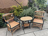 Набір кухонний з ротангом з столом овал, фото 5