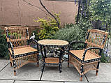 Набір кухонний з ротангом з столом овал, фото 7