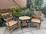 Набір кухонний з ротангом з столом овал, фото 6
