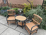 Набір кухонний з ротангом з столом овал, фото 2