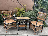 Набір кухонний з ротангом з столом овал, фото 8