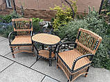 Набір кухонний з ротангом з столом овал, фото 3