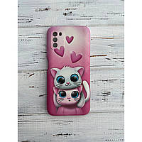 Чехол накладка Silicone Case Picture (2) Samsung A52