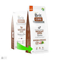 Сухой корм для собак с лишним весом Brit Care Weight Loss Rabbit & Rice 12 кг (кролик и рис)