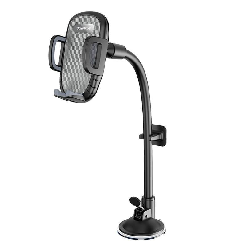 Тримач для телефону в машину BOROFONE Racer windshield BH54 Black, фото 1