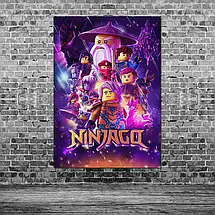Плакат "Ніндзяго, Лего, Ninjago", 60×43см, фото 3
