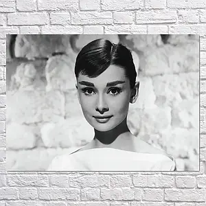 Плакат "Одрі Хепберн, Audrey Hepburn", 43×60см