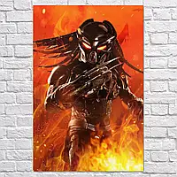 Картина на холсте "Хищник, The Predator (2018)", 90×60см