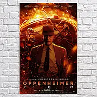 Плакат "Оппенгеймер, Oppenheimer (2023)", 106×67см
