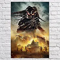 Картина на холсте "Хищник, The Predator (2018)", 60×41см