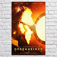 Плакат "Оппенгеймер, Oppenheimer (2023)", 60×38см