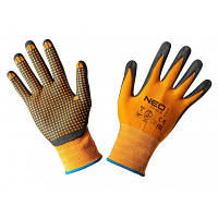 Защитные перчатки Neo Tools рабочие, нейлон с нитриловым точками, p. 10 (97-621-10) fr
