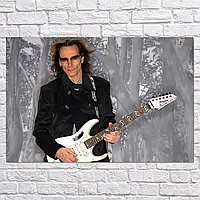 Плакат "Стів Вей, гітарист, Steve Vai", 40×60см