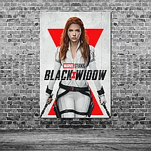 Плакат "Чорна вдова, Наташа Романова, Скарлетт Йоганссон, Black Widow (2021)", 60×40см, фото 3