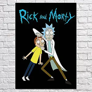 Плакат "Рік та Морті, Rick and Morty", 60×43см