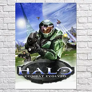 Плакат "Хейло 1, Halo: Combat Evolved", 60×43см