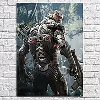 Плакат "Кочевник в нанокостюме, Crysis, Nomad", 60×43см