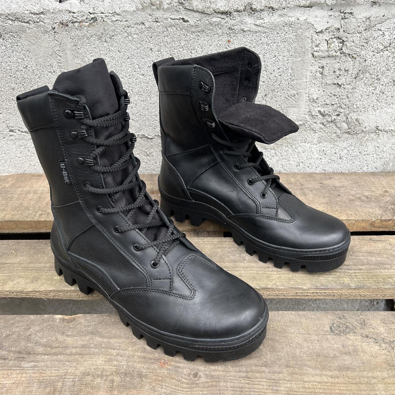 Берцы Армейские Черные, Демисезонные Мужские Берцы Тактические ВСУ ...