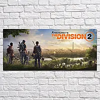 Плакат "Дивизион 2, The Division 2", 27×60см