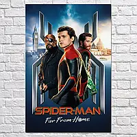 Плакат "Человек-Паук: Вдали от дома, Spider-Man: Far from Home (2019)", 60×40см