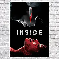 Плакат "Месть нерождённому, ужасы, Inside (2007)", 60×43см