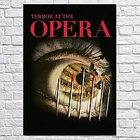 Плакат "Ужас в опере, Opera (1987)", 60×43см