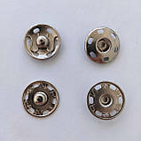 Кнопки пришивні PRYM Німеччина різні діаметри та кольори 7 мм 24 шт. Колір Сріблястий, фото 7