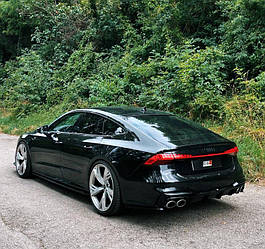 Дифузор Audi S7 C8 тюнінг обвіс заднього бампера