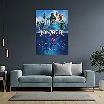 Плакат "Ніндзяго, Лего, Ninjago", 60×43см, фото 3