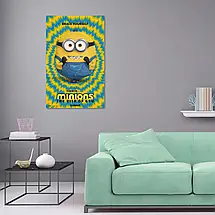 Плакат "Посіпаки: Становлення лиходія, Minions", 60×38см, фото 2