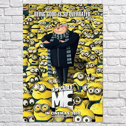 Плакат "Нікчемний Я, Despicable Me (2010)", 60×41см, фото 2