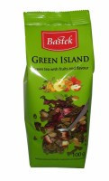 Чай зелений Bastek Black Island з фруктами і квітами, 100 гр