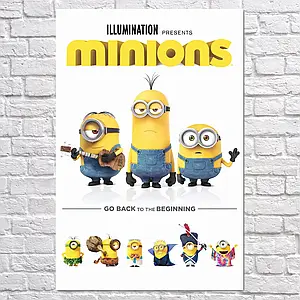 Плакат "Посіпаки, Minions", 60×40см