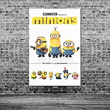 Плакат "Посіпаки, Minions", 60×40см, фото 3