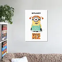 Плакат "Посіпака Стюарт, Нікчемний Я 2, Despicable Me 2 (2013)", 60×43см, фото 2